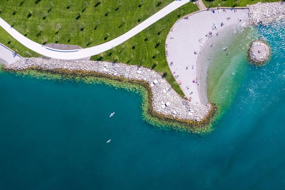 Bird's eye view, Beach