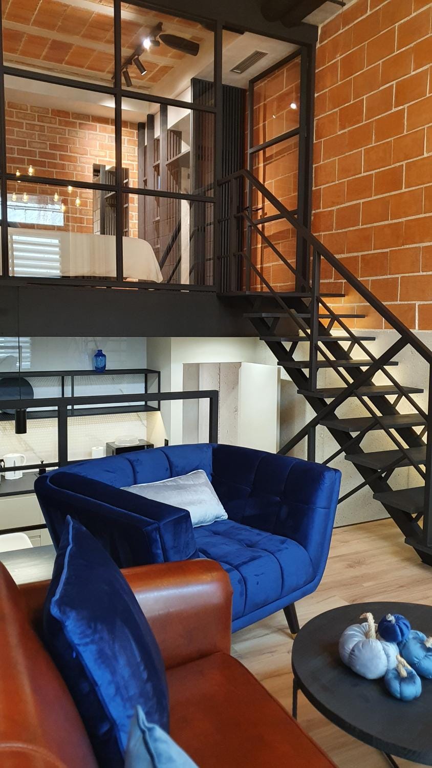 Living room, Bedroom, kitchen