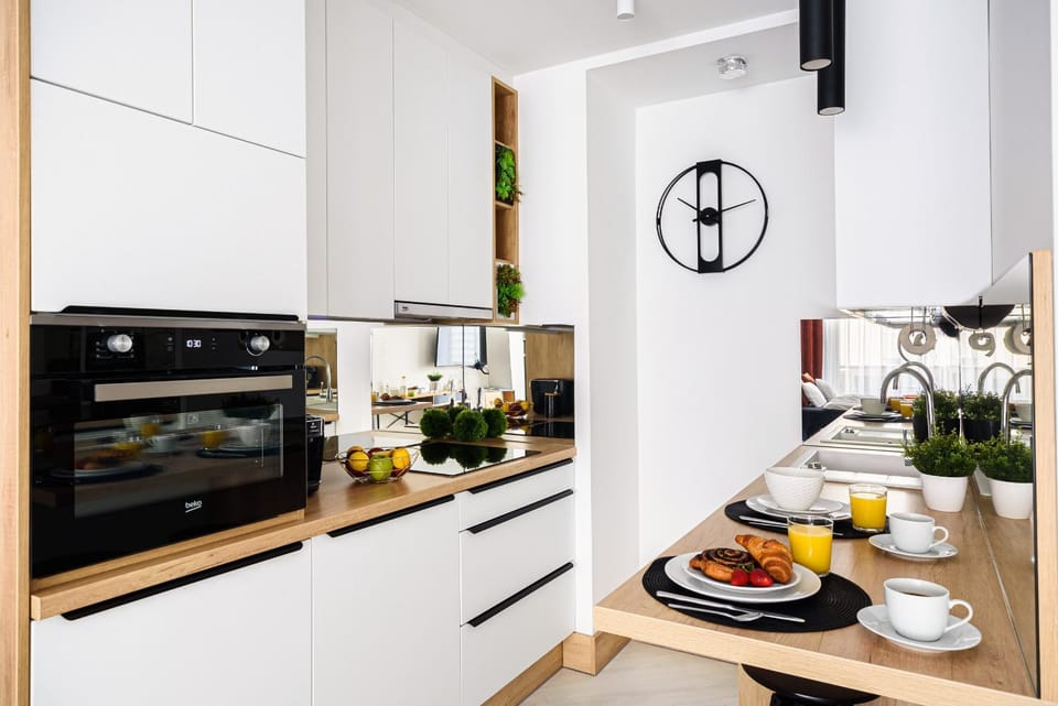 dishwasher, minibar, pet friendly, stove, washing machine, dryer, kitchen