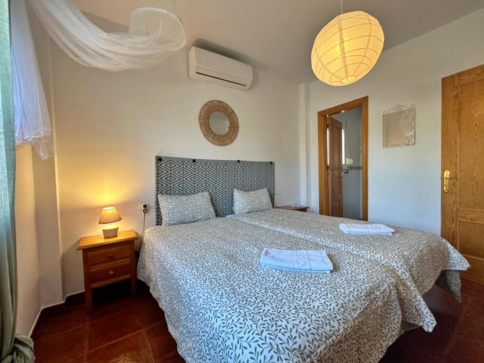 Bed, Photo of the whole room, Bedroom, towels, wardrobe