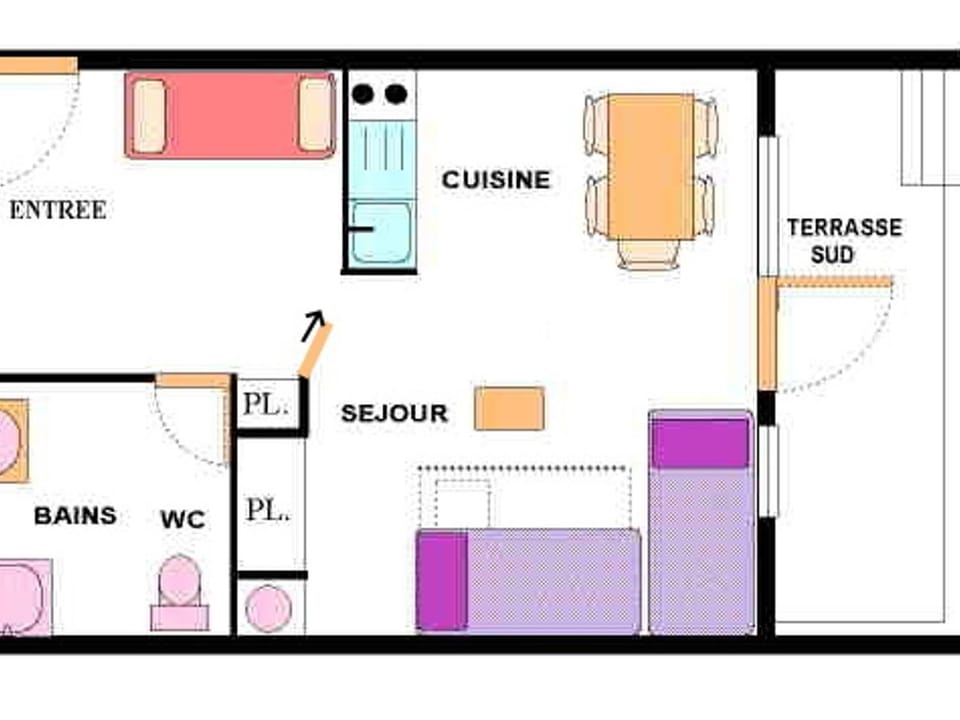 Studio 5 pers accès direct pistes avec wifi et lave-vaisselle Termignon - FR-1-508-250 Apartment in Pralognan-la-Vanoise