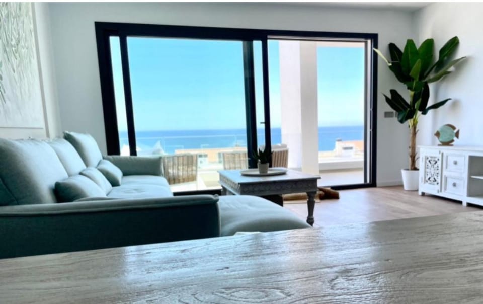 Living room, Seating area, Sea view