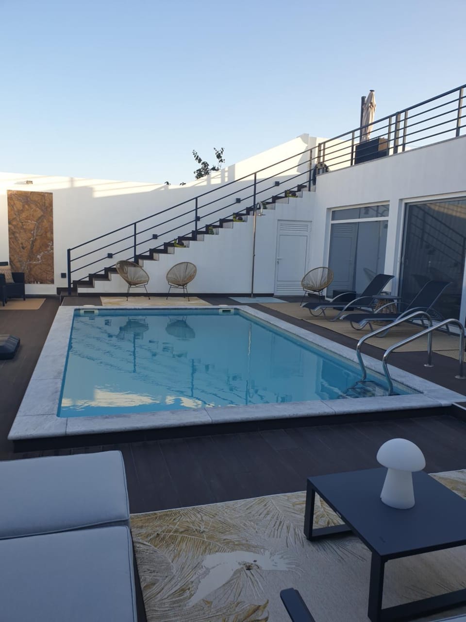 Patio, Day, Balcony/Terrace, Swimming pool