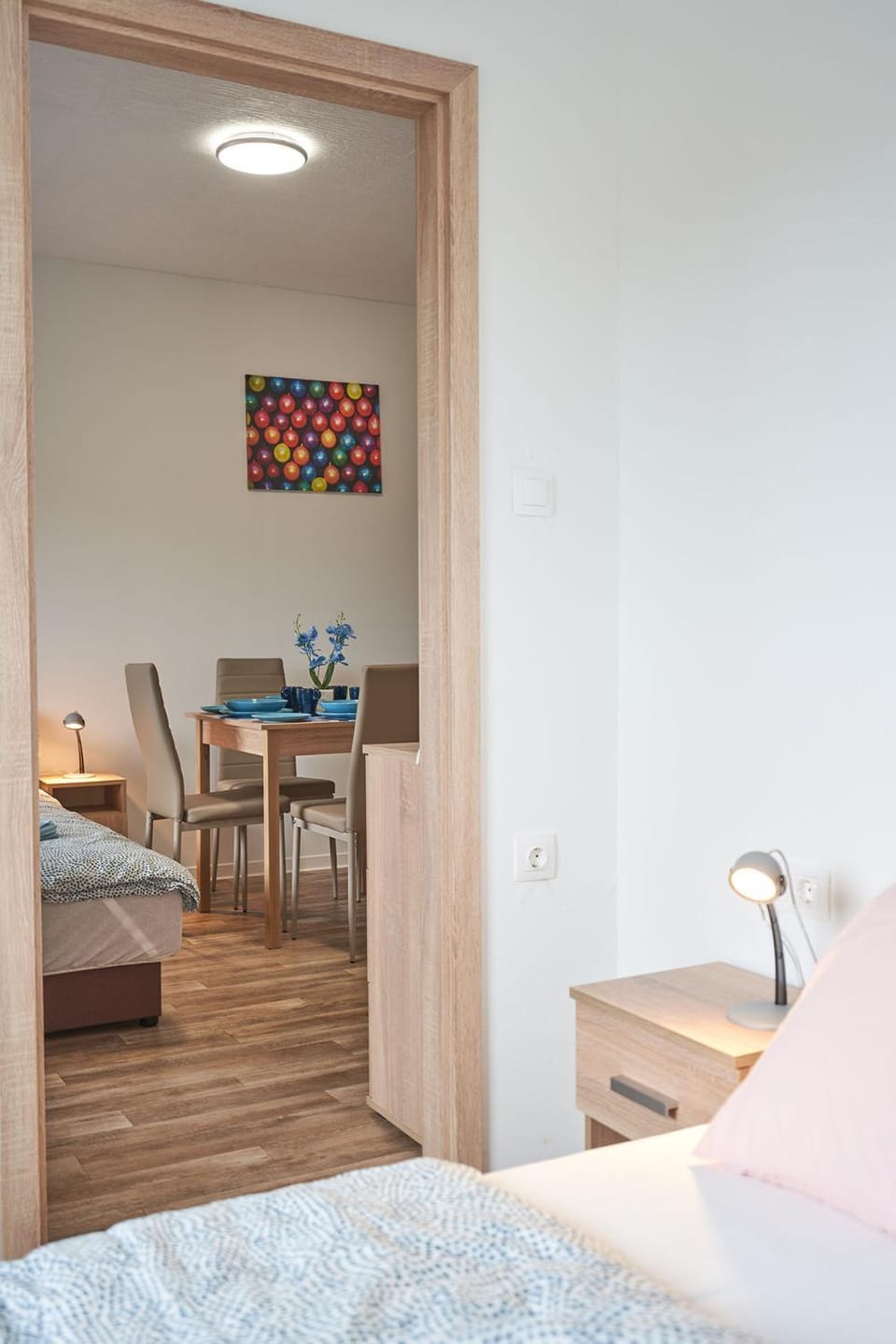 Bed, Living room, Photo of the whole room, Bedroom