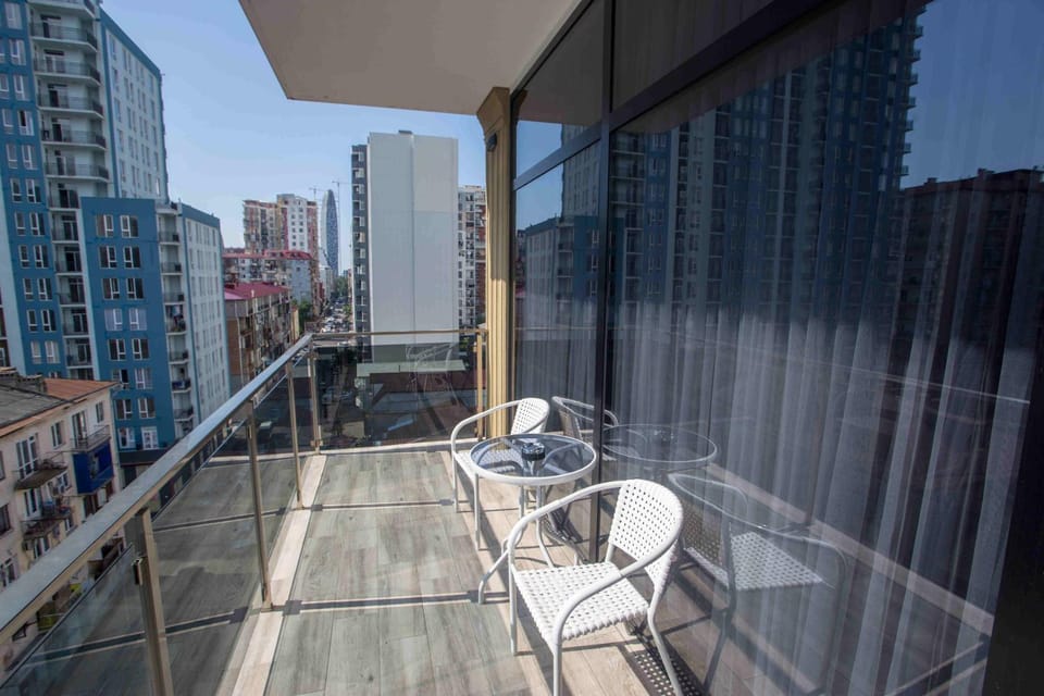 Property building, Day, View (from property/room), Balcony/Terrace, City view, Street view