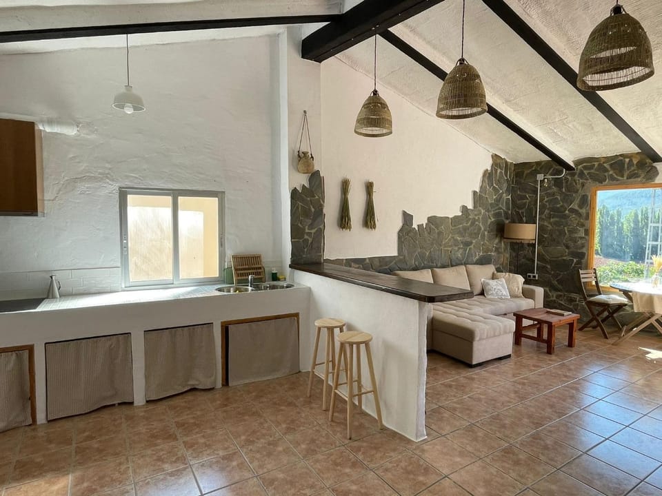Kitchen or kitchenette, Living room, Dining area