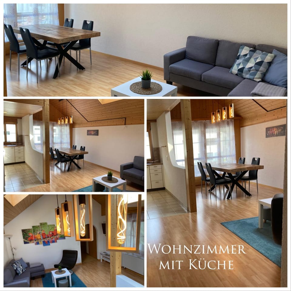 Living room, Seating area, Dining area