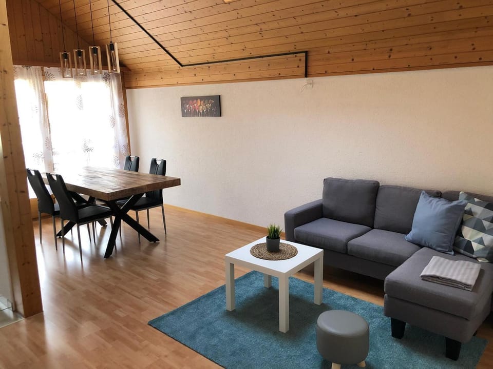 Living room, Seating area, Dining area