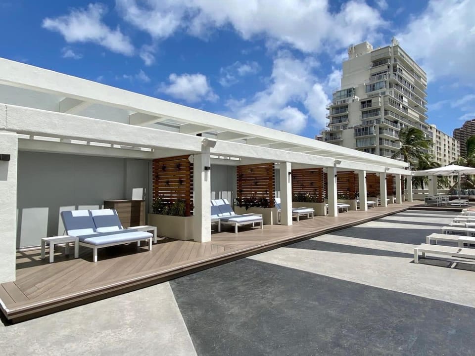 Property building, sunbed