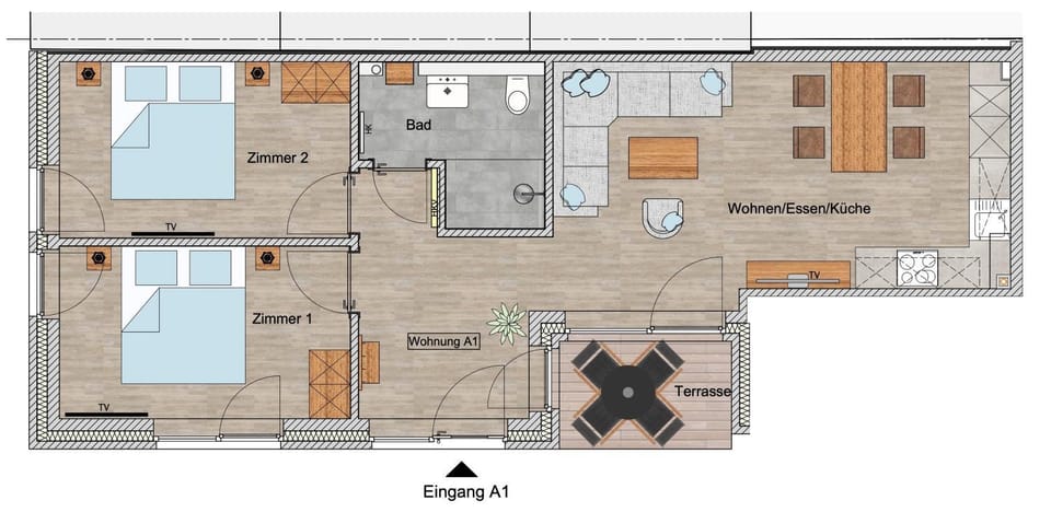 A1 - Haus Deichwind Königsberger Allee 36 - FERIENDOMIZIL HOLLICH Apartment in Grömitz