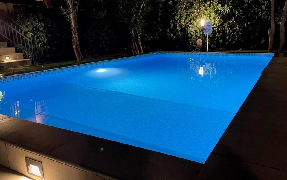 Night, Swimming pool