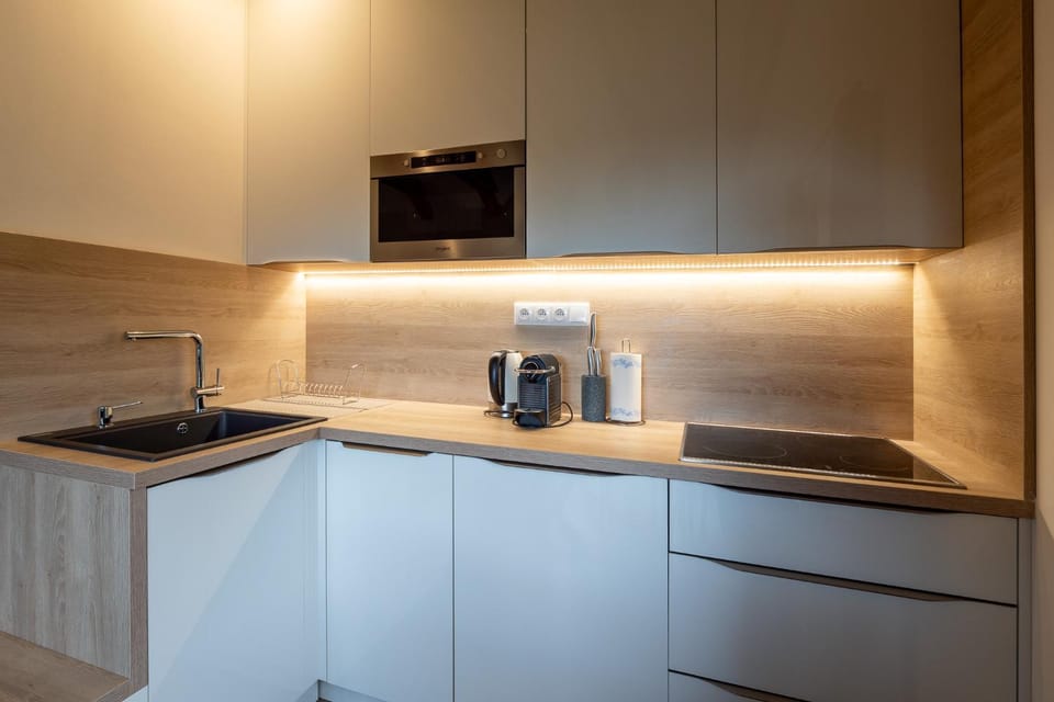 dishwasher, microwave, stove, kitchen