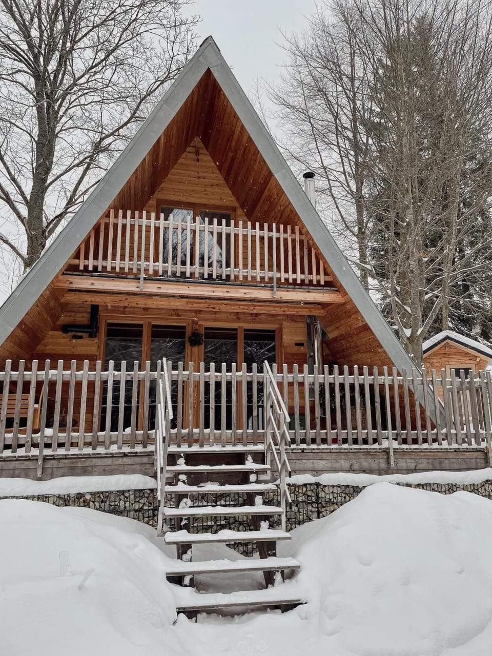 Property building, Natural landscape, Winter