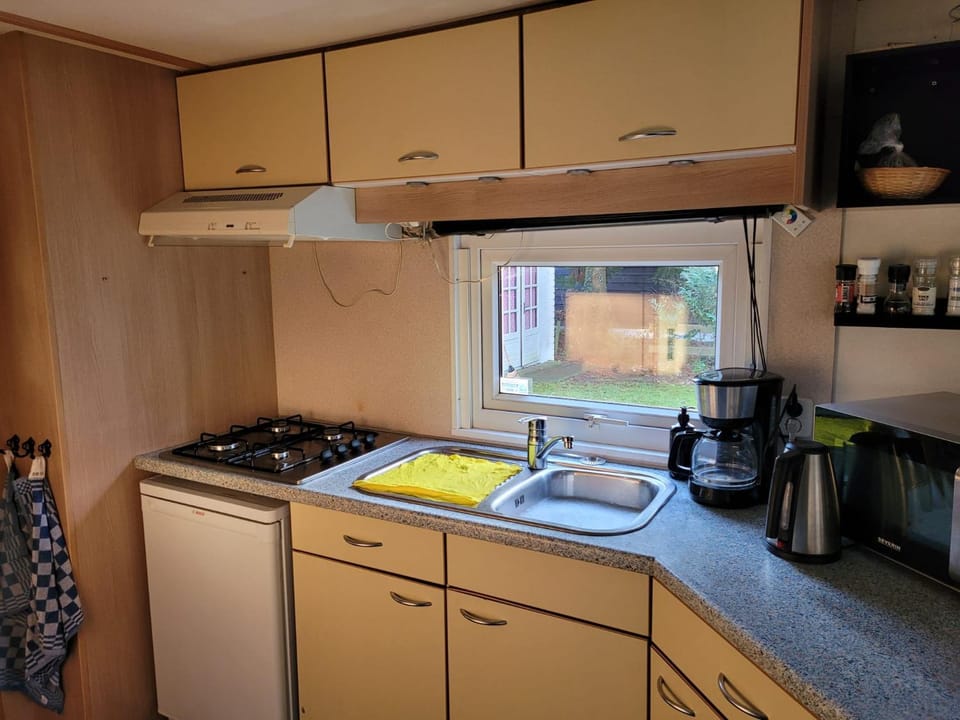 Gezellig chalet voor gezinnen op de Veluwe I Veldkamp F16 Chalet in Epe