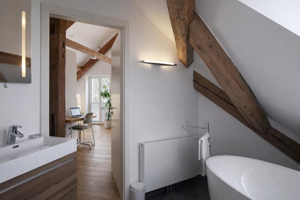 Das Zollhaus Penthouse Da Vinci nahe Schweiz in Klettgau Apartment in Schaffhausen, Switzerland