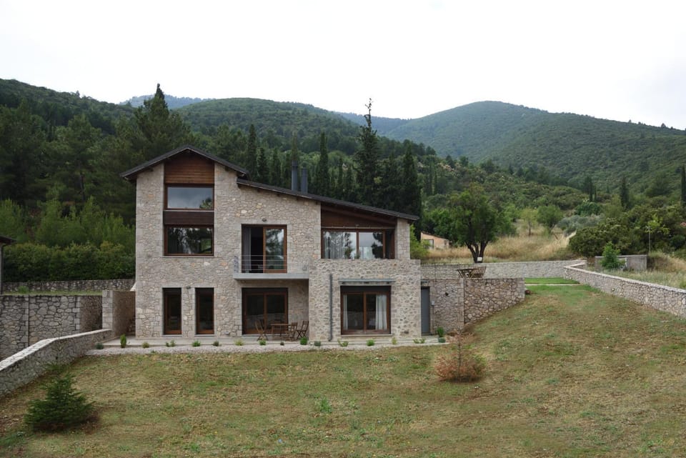 Property building, Natural landscape, Garden, Mountain view
