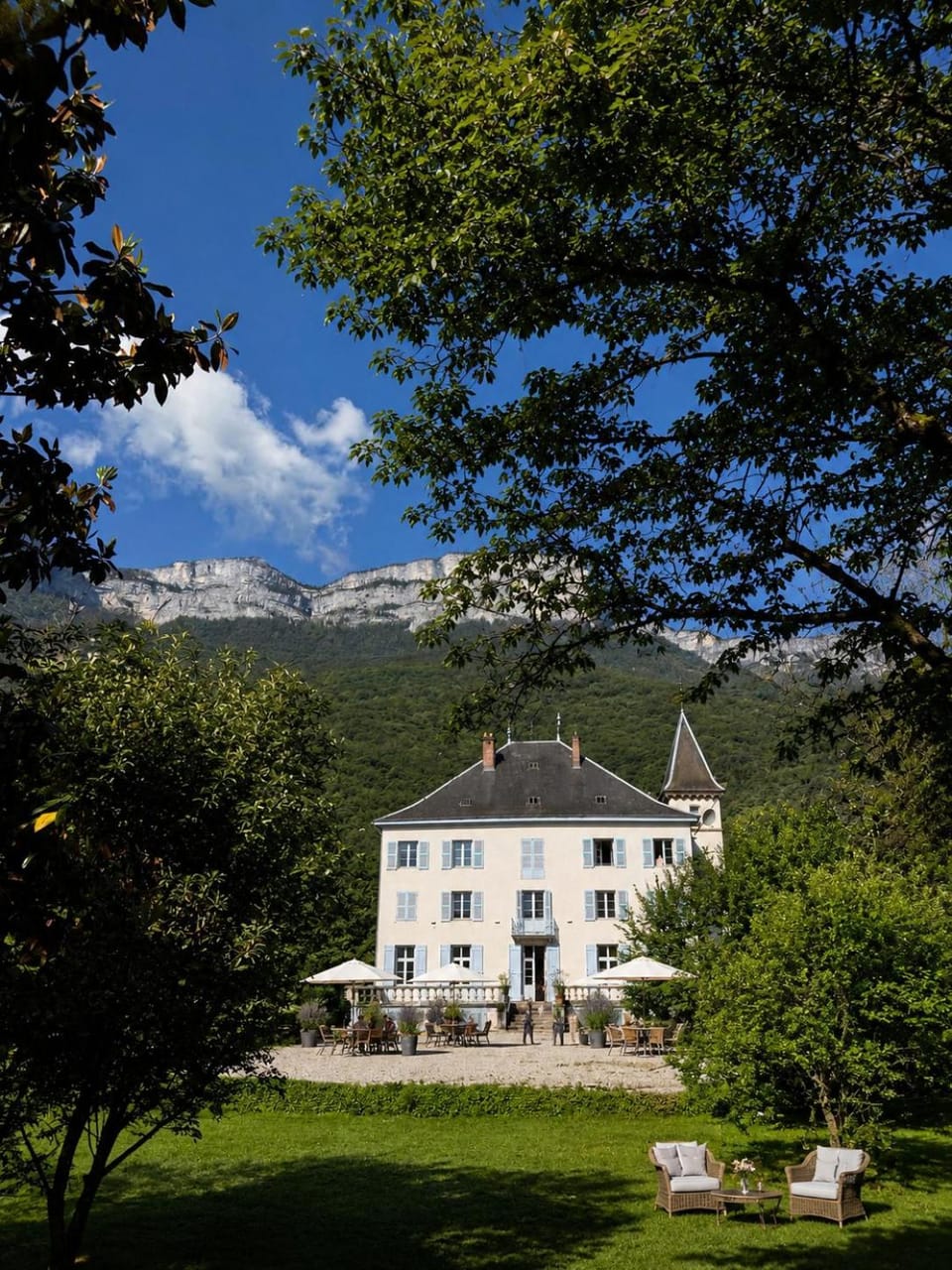 Property building, Natural landscape, Garden view, Mountain view
