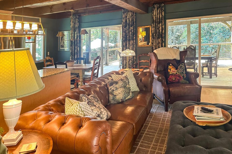 Enchanting Highlands Cottage w/ Pond & Waterfall House in Tennessee