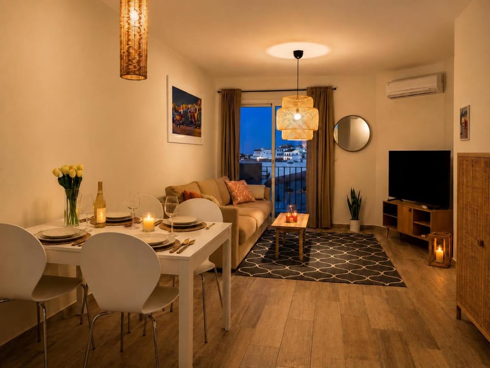 TV and multimedia, Living room, Seating area, Dining area, air conditioner