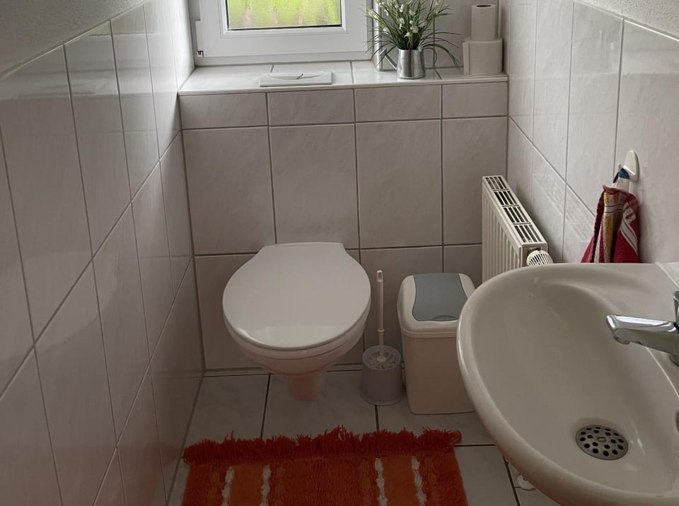 Bathroom, Living room