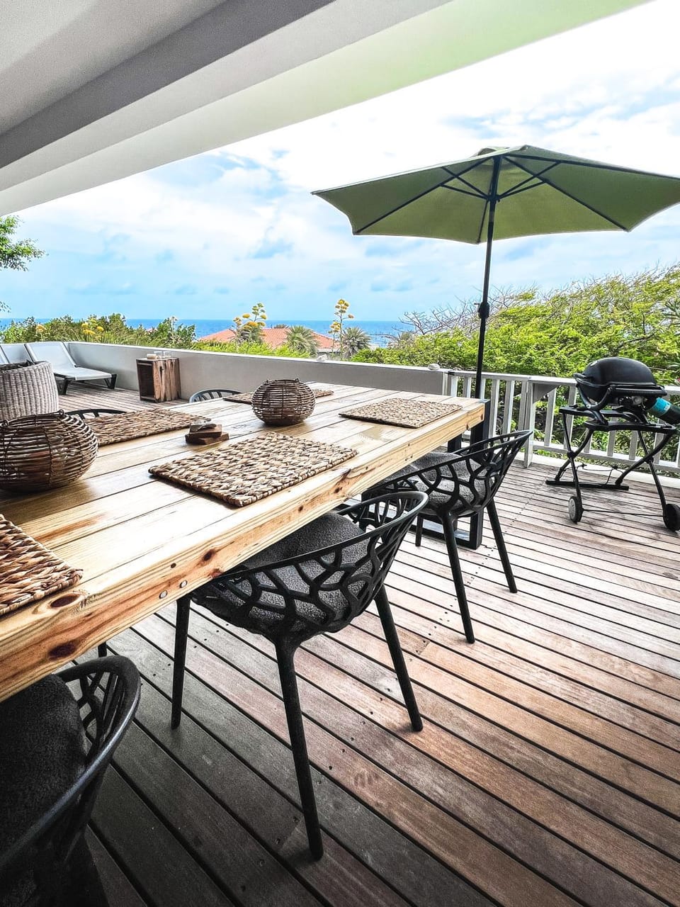 Day, BBQ facilities, Balcony/Terrace, Dining area, Sea view