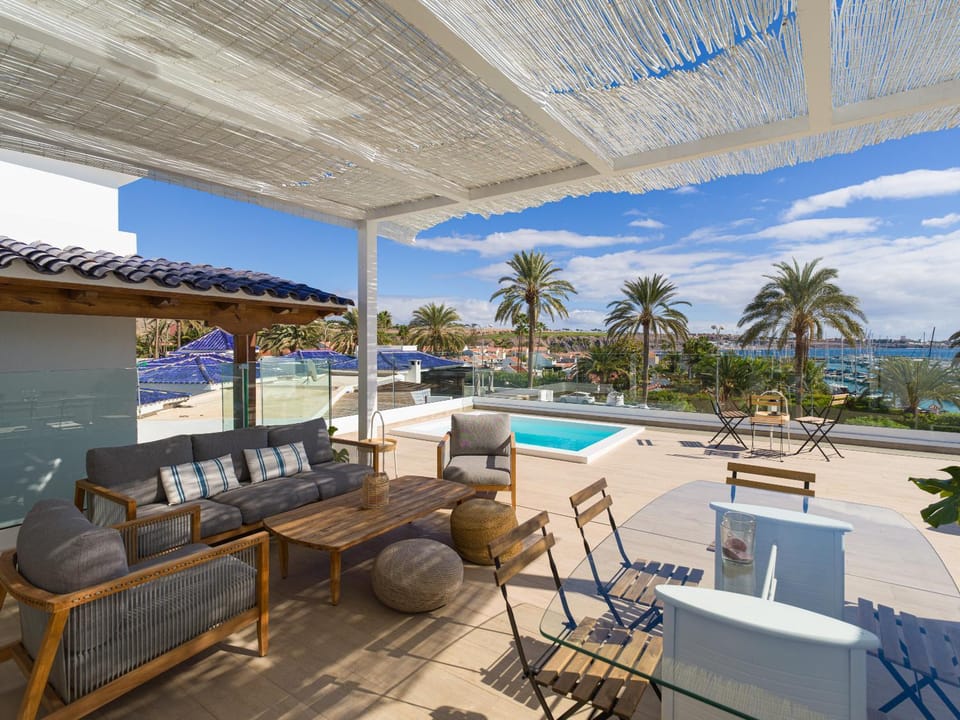 Pasitoblanco Porto Mare 45 Seaview Villa prívate heated pool Villa in Pasito Blanco