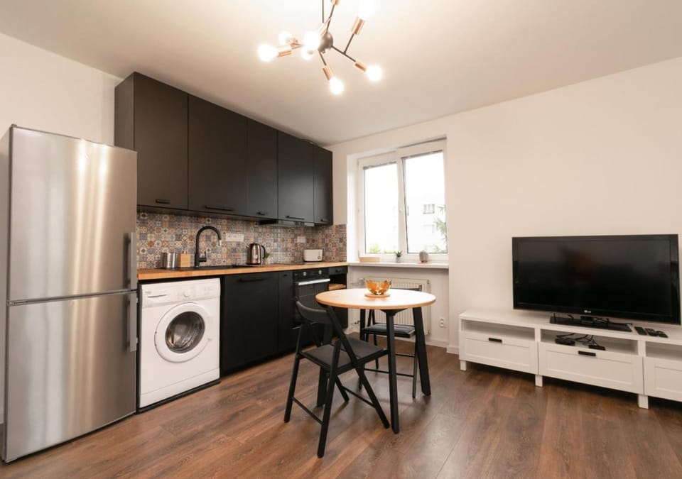 Living room, kitchen
