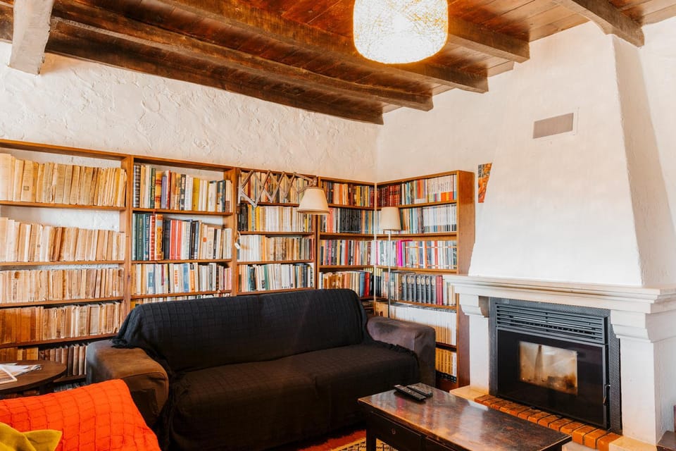 Library, Living room, flat iron