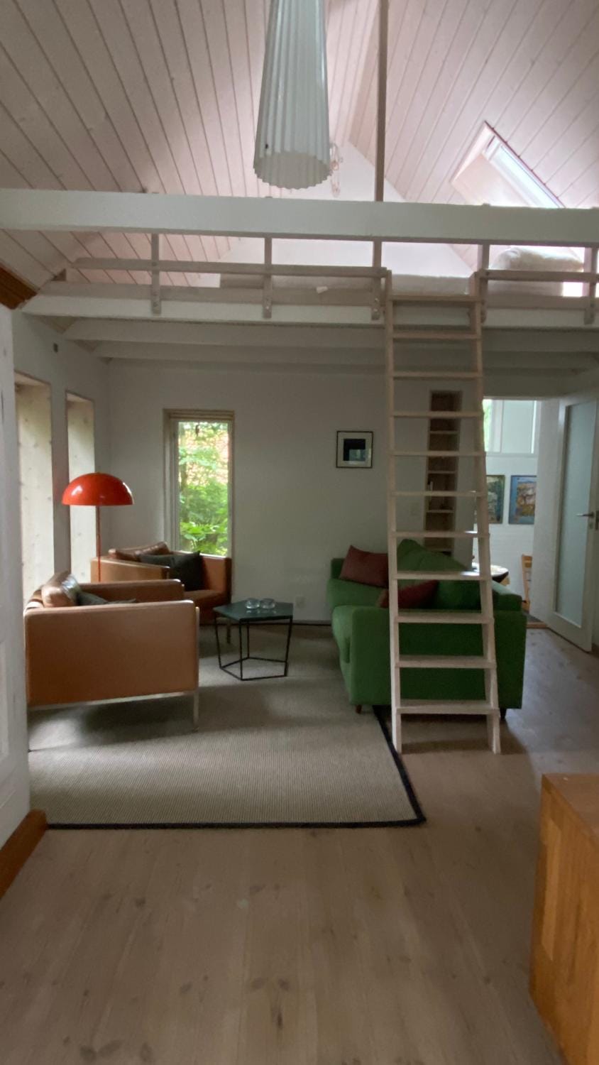 Bed, Living room, Bedroom