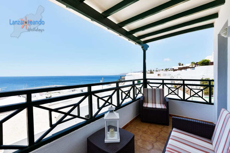 View (from property/room), Balcony/Terrace, Sea view