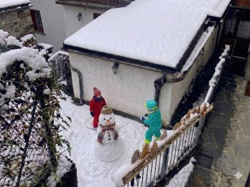 Property building, Day, People, Winter