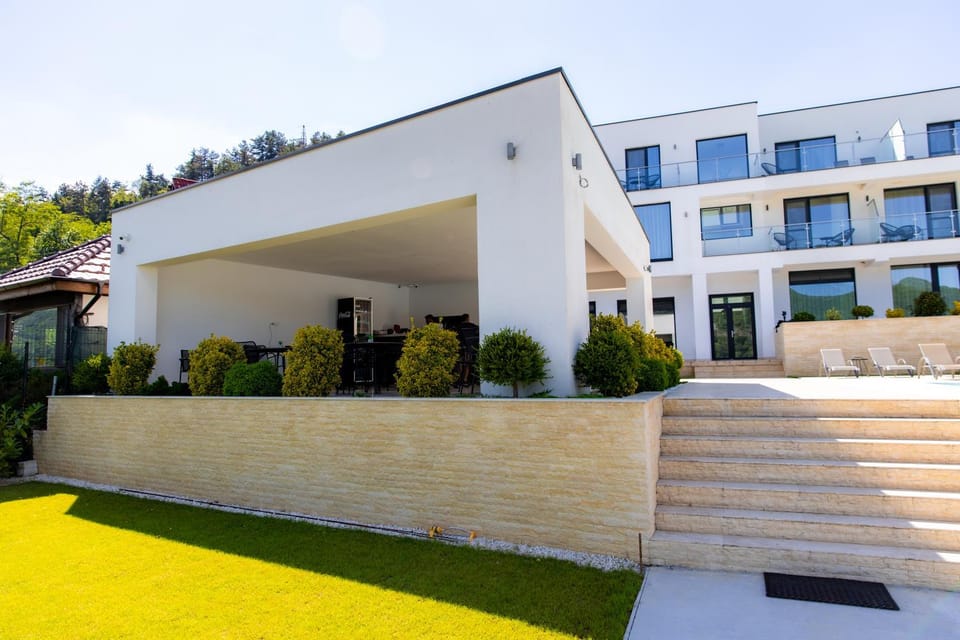 Property building, Garden view