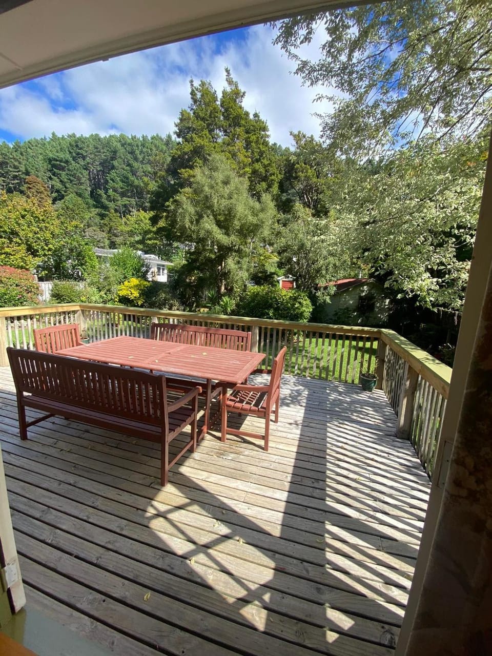 Patio, Balcony/Terrace, Garden view