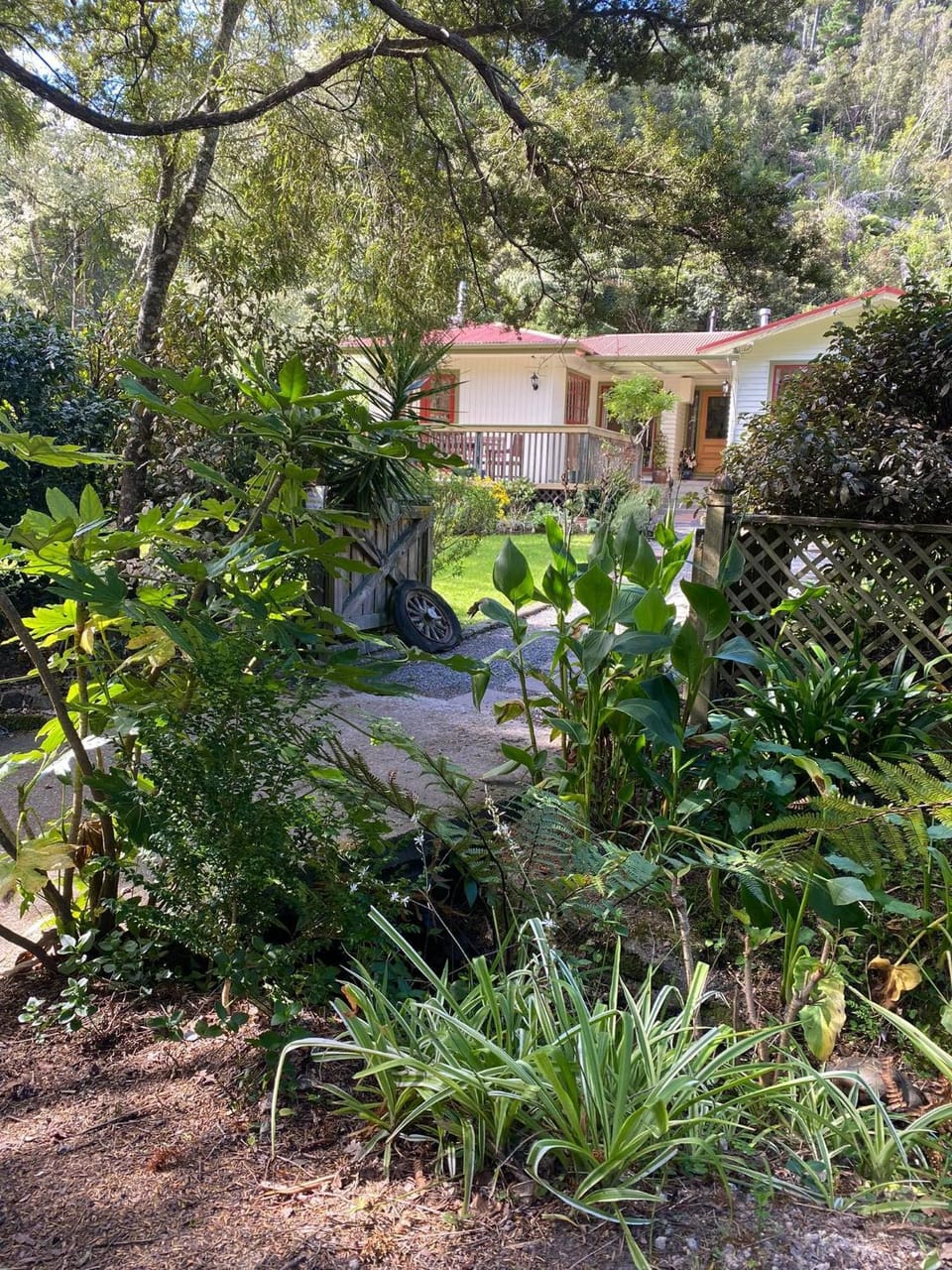 Property building, Garden view