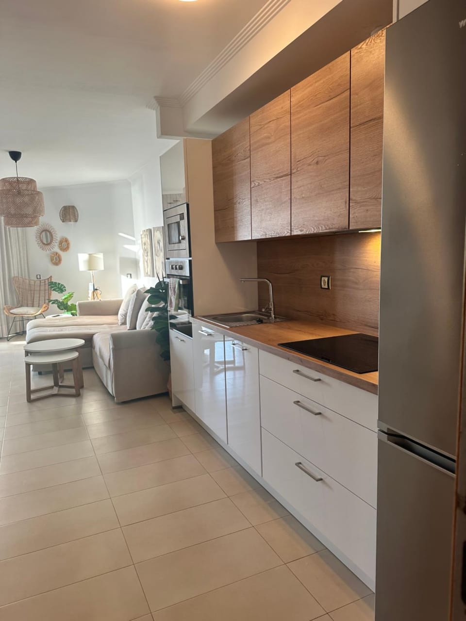 Apartamento Villa Bruno con vistas al mar, primera línea de playa Apartment in El Cotillo