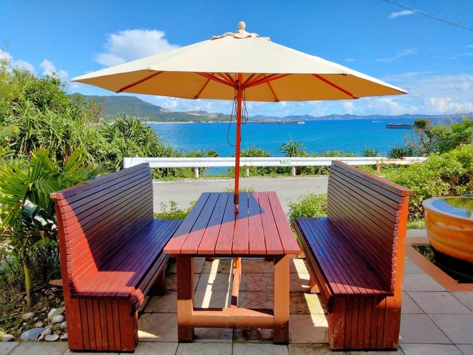 Patio, Day, Sea view
