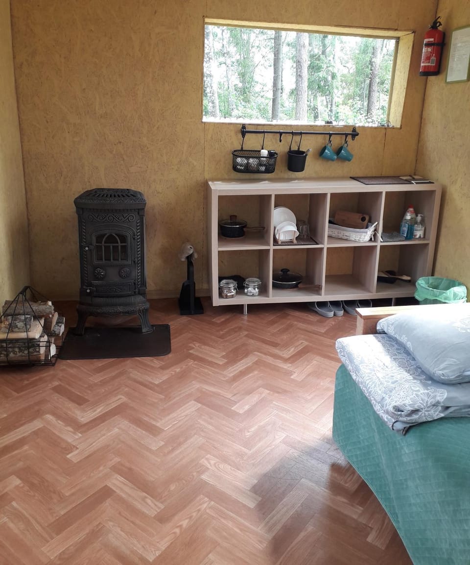 Kitchen or kitchenette, flat iron, stove, kitchen