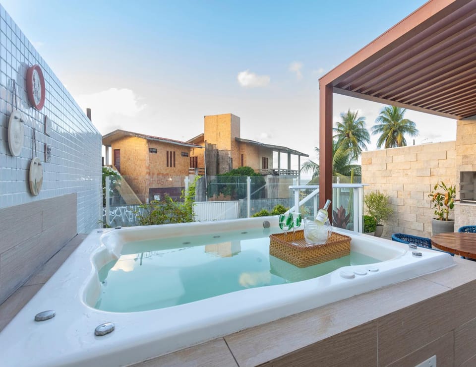 Garden, Hot Tub, Balcony/Terrace, Dining area, Garden view