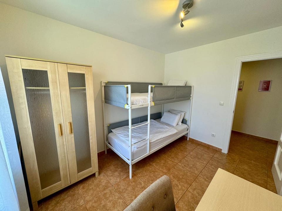 Photo of the whole room, Bedroom, bunk bed