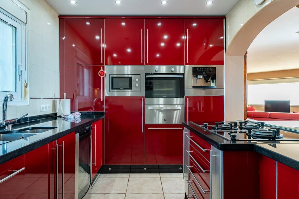 Kitchen or kitchenette, Living room