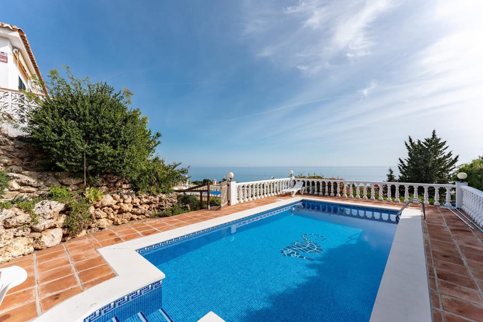 Property building, Living room, Swimming pool