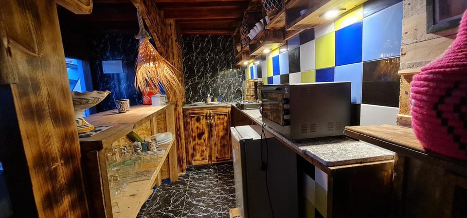 Kitchen or kitchenette, minibar, oven