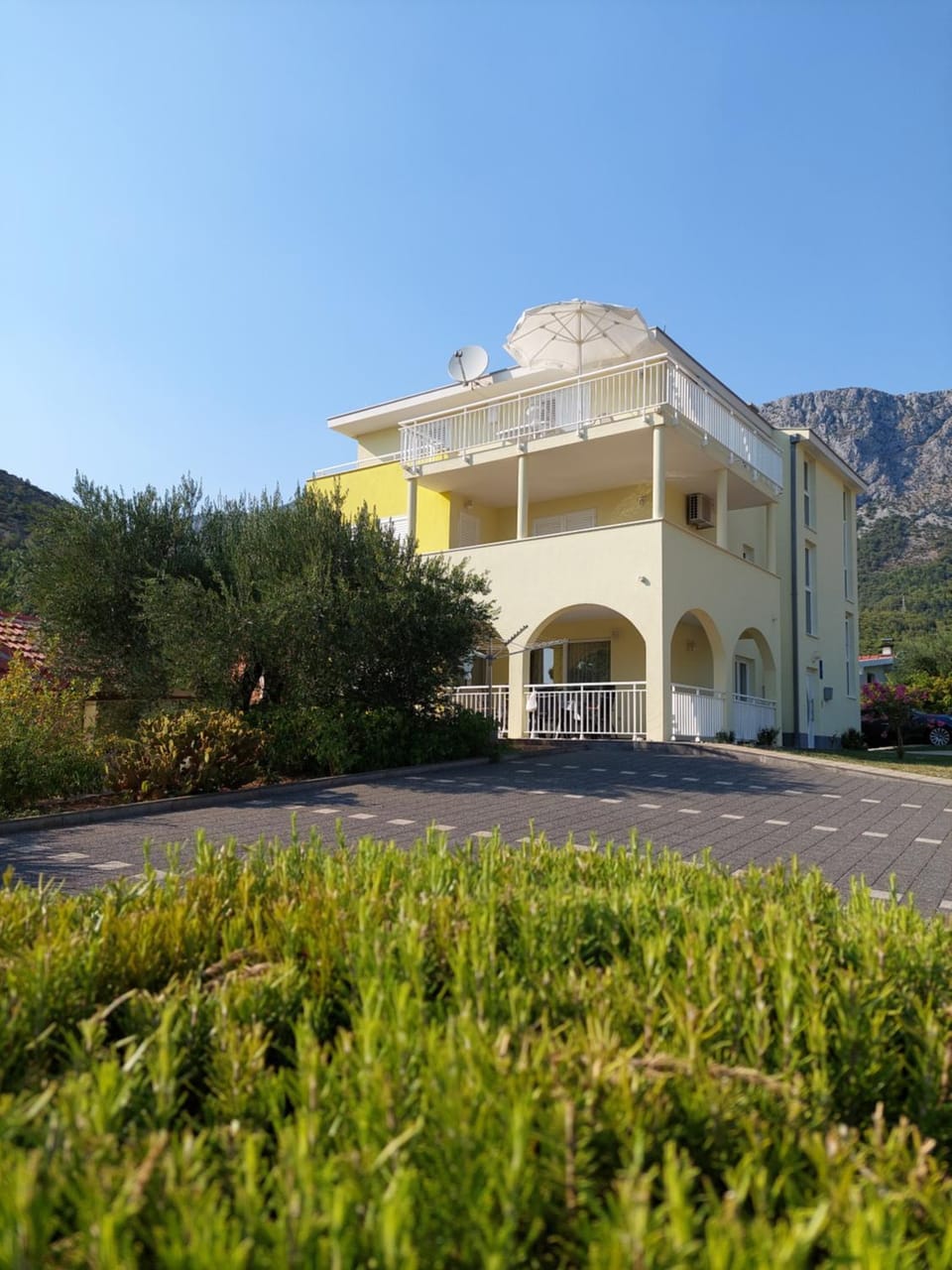 Property building, Garden