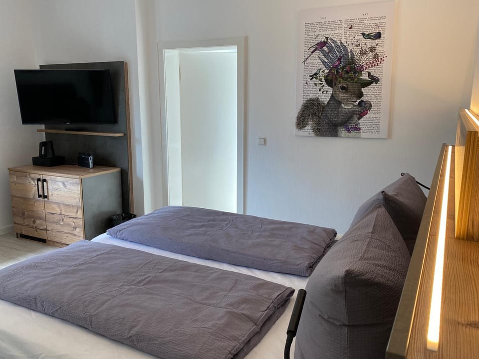 Bed, TV and multimedia