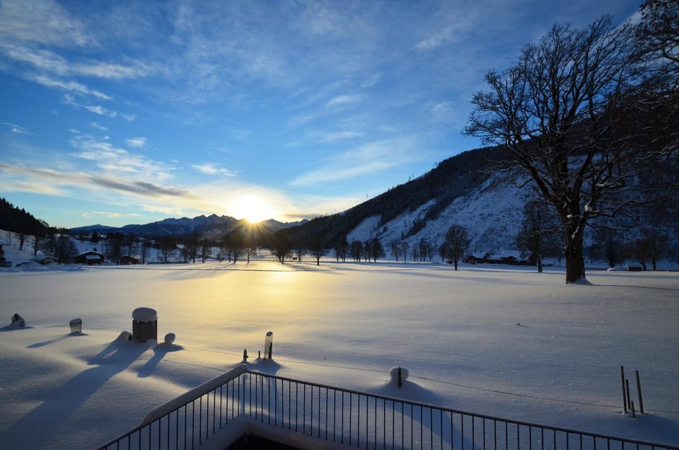 Natural landscape, Winter, Mountain view