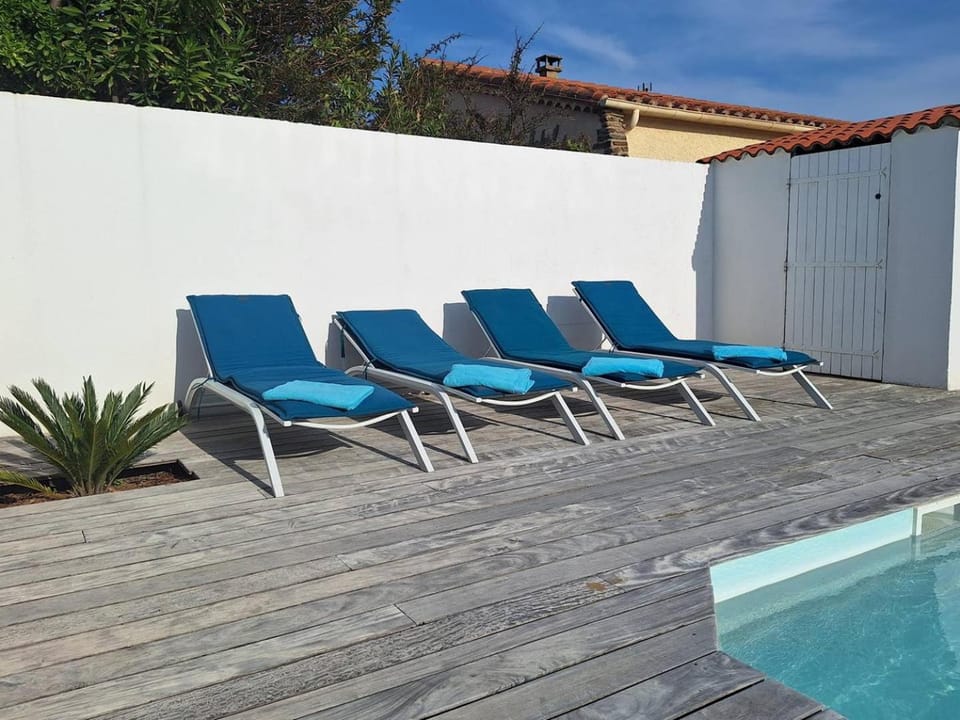 Villa familiale, piscine à 100 m de la plage - 8ALBAU26 Villa in Le Barcarès