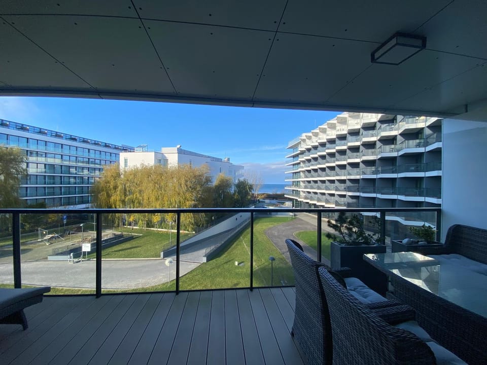 Property building, Day, View (from property/room), Balcony/Terrace, Seating area
