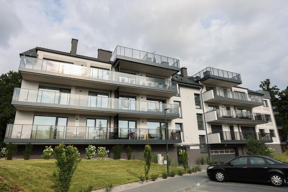 Apartament Panorama z widokiem na jezioro Apartment in Poland