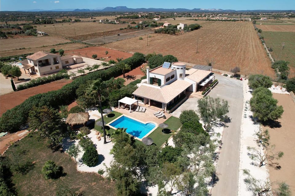 Property building, Natural landscape, Bird's eye view