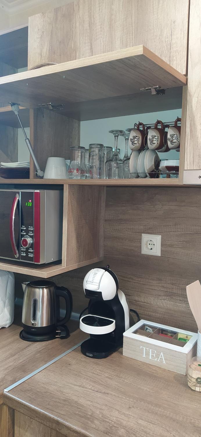 Coffee/tea facilities, Kitchen or kitchenette, toaster